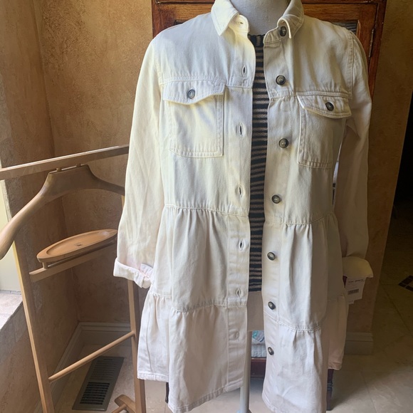 Free People Jackets & Blazers - NWT Free People White Jacket